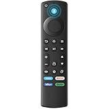 ORQRQO Replacement Remote for All Fire Series, TV Stick (HD, 4K, 4K Max, Lite), TV Cube and Omni, Insignia, Toshiba, Smart TVs, with Voice Control