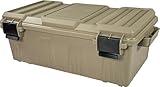 MTM ACDC30, Divided Ammo Crate Utility Box, Water- Resistant, Stackable, Snap Latch, USA Made, Dark Earth