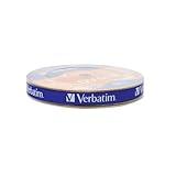 Verbatim DVD-R Blank Discs AZO Dye 4.7GB 16X Recordable Disc - 10 Pack Wrap Silver