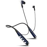 Neckband Bluetooth Hearing Aid for Tech-Savvy Seniors, 120H Rechargeable, No Whistle & Noise Reduction, Perfect for Exercise/Music/TV/Calls