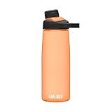 CamelBak Chute Mag BPA Free Water Bottle with Tritan Renew - Magnetic Cap Stows While Drinking, 25oz, Desert Sunrise