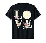 Love Cross Floral Eucharist Liturgy Catholic Christian T-Shirt