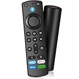 Voice Remote Control for All Fire-Series TV Cube/Stick, Compatible with Stick 4K Max/4K (1st/2nd Gen), Stick (2nd/3rd Gen)/Lite/HD, and Fit for All Insignia-Toshiba-Pioneer-Omni Series, Not for Roku