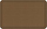 NewLife by GelPro Anti-Fatigue Designer Comfort Kitchen Floor Mat, 20x32”, Grasscloth Khaki Stain Resistant Surface with 3/4” Thick Ergo-Foam Core for Health and Wellness