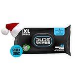 DUDE Wipes - Flushable Wipes - 1 Pack, 48 Count - Unscented - Extra-Large - Vitamin-E & Aloe - Septic and Sewer Safe