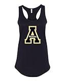 CreateMyTee Appalachian State Mountaineers Ladies' Tank Top (Black, Large) - App State Mountaineers Apparel
