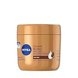 NIVEA Cocoa Butter Body Cream with Deep Nourishing Serum, Cocoa Butter Cream for Dry Skin, 16 Ounce Jar