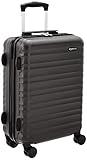 Amazon Basics Carry On Luggage, Hardside 20-inch Spinner with Scratch-Resistant Surface, Black