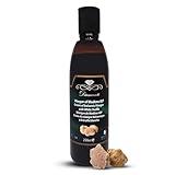 Diamante Italy Cream of Balsamic Vinegar with White Truffle Vinegar of Modena IGP - Gourmet & Luxurious Vinegar for Dressing, Dipping & Glazing - Non GMO & Made in Italy - 250ml