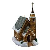 The Stone Church Candlelight Service Ornament Magic 1998 1st in Series by Hallmark