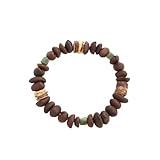 Chakra Bracelets for Women, Real Coffee Bean Bracelet for Mental Alertness, Healing Bracelet for Women Spiritual Meditation Relax Anxiety