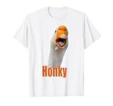 Honky T Shirt Goose with Attitude Teeth Tongue Edgy