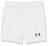 Under Armour Boys' Performance Tech Soccer Shorts, Elastic Waistband and Logo Detail White