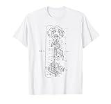 Mechanical Keyboard Key Patent Design Drawing T-Shirt