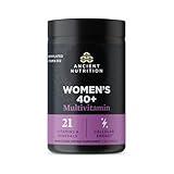 Ancient Nutrition Multivitamin for Women 40, Multi Vitamin and Immune Support with Vitamin D & C, 20 Vitamins and Minerals, Stress and Sleep Support, Supports Bone and Blood Health, 90 Capsules