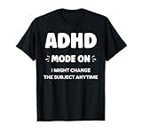 Simple ADHD Attention deficit hyperactivity ADHD T-Shirt