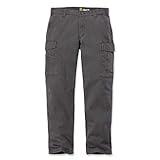 Carhartt Men's Relaxed Straight Rigby Cargo Pant, Shadow, W32 x L32
