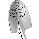 Fathers Day Husband Gifts from Wife - Funny Father's Day for Him Dad Daddy Grandpa Boyfriend Anniversary Birthday Gifts for Men, To My Husband Lover I Love You Gift Husband's Ice Cream Shovel