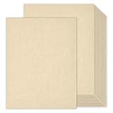 100 Sheets Cream Parchment Paper, Goefun Off White Parchment Cardstock 8.5 x 11, 65lb Cover (180 gsm) Ivory Blank Certificate Paper Cardstock for Invitations, Crafts, Menus, DIY Cards