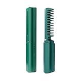 Hair Styling Tool Double Function Straightener Curler with Heat Defense Pocket Size for Delicate Infant Care Comb