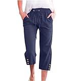 Capri Pants for Women Linen Summer Orders Today+Deals+Prime+Women Amazon+com+Orders+Placed Daily+Deals Clearance Deal+of+The+Day+Prime+Today get+it+Today+Items+Prime D-Navy