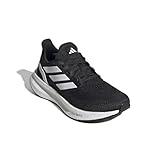 adidas Pureboost Light Running Sneaker, Black/White/Black, 4 US Unisex Big Kid
