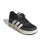adidas Unisex-Kids Breakbase, Black/Off White/Carbon, 11