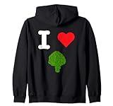 I Love Artichoke Heart Green Vegetable Eat Clean Healthy Yum Zip Hoodie