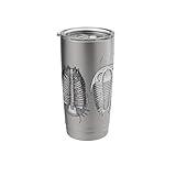 Trilobite Fossil Dorsal and Ventral View Paleontology Stainless Steel Insulated Tumbler