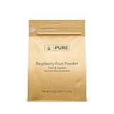 Pure Original Ingredients Raspberry Fruit Powder (4oz) Gluten-Free, Great in Smoothies & Desserts