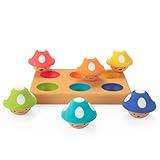 Sassy Mischievous Matching Mushrooms, Sorting Board, Social Emotional Learning Toy, STEM, 12+ Months