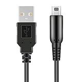3DS USB Charger Cable, Power Charging Lead for Nintendo 3DS, 2DS, DSi - Black