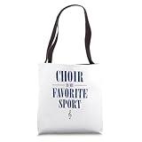Choir Is My Favorite Sport Music Student Choir Mom Singer Tote Bag
