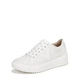 Vionic Women's Kearny Lace Up Sneaker, White Lace, 9 Wide
