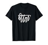 Bottom Peach Fancy Font Funny Humor LGBTQ Gay Idea T-Shirt