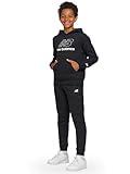 New Balance Boys & Toddlers Athletic 2 Piece – Soft Fleece Pullover Hoodie & Joggers Sweatsuit Activewear Set (2T-12)