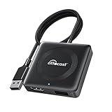 Ottocast Car TV Mate Pro - 2024 Fire TV Stick Converter with Wireless CarPlay, HD HDMI Car Adapter Cast Video/Game to Your Stereo, Works for Wired CarPlay Cars and Most Streaming Devices