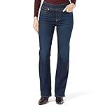 LEVI STRAUSS SIGNATURE Gold Women's Totally Shaping Pull-On Bootcut Jeans High-Rise Stretch Denim (Also Available in Plus Size), Point Bonita 5d, 18 Regular