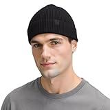Gardava Faraday Beanie Protection Hat - Blocks 99.9% E.M.Fs, 5G, WiFi, R.adiation, 3rd Party Tested, Unisex-Adults, Black