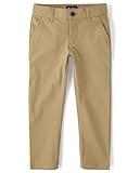 The Children's Place,Boys,Uniform Quick Dry Chino Pants,Sand,8