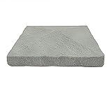 GenStone Faux Stacked Stone Peaked Pillar Cap 13.5" x 13.5" x 1.75" in Northern Slate Color for Do It Yourself Friendly Home Improvement Projects