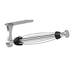 Paper Towel Holder Under Cabinet, One-Handed Tear, Wall Mount, Adhesive, Silver, Paper Roll Holder with Ratchet Mechanism for Kitchen Bathroom Farmhouse Essentials Decor Accessories
