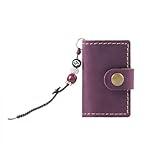 Pocket Leather Notebooks 2.4x1.57Inch Small Leather Journal Pocket Writing Pad For Women Keychain Bag Wallet Charm
