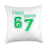 I was 6 Now I’m 7 Gamer Meme Shirt Gen Z Alpha Pixel Video Throw Pillow