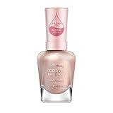 Sally Hansen Color Therapy Nail Polish | Biotin, Argan Oil, Long Lasting, Healthy Nails, Nail Strengthener, Semi-Opaque | 200 Powder Room | Soft Nude Nail Color