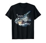 Military F&L Design Co. Ww2 Battleship Fighter Planes Naval Warfare T-Shirt