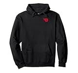 Elite Authentics Men's Adult Black Solid Cotton Polyester Blend Classic Fit Long Sleeve Hoodie with Kangaroo Pocket - Small - University of Dayton Flyers NCAA Sports Fan Sweatshirt