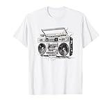 Ghetto Blaster Hip Hop 80's 90's Street Gangster Rap Lover T-Shirt