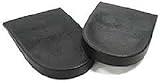 EVA/Rubber Heel Lifts, 1 Pair by Atlas Biomechanics, Medical Grade (1/2" Lift, Small (2" Wide))