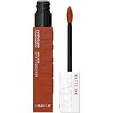 MAYBELLINE Super Stay Matte Ink Liquid Lipstick Makeup, Long Lasting High Impact Color, Up to 16H Wear, Entertainer (Midtone Rusty Brown)